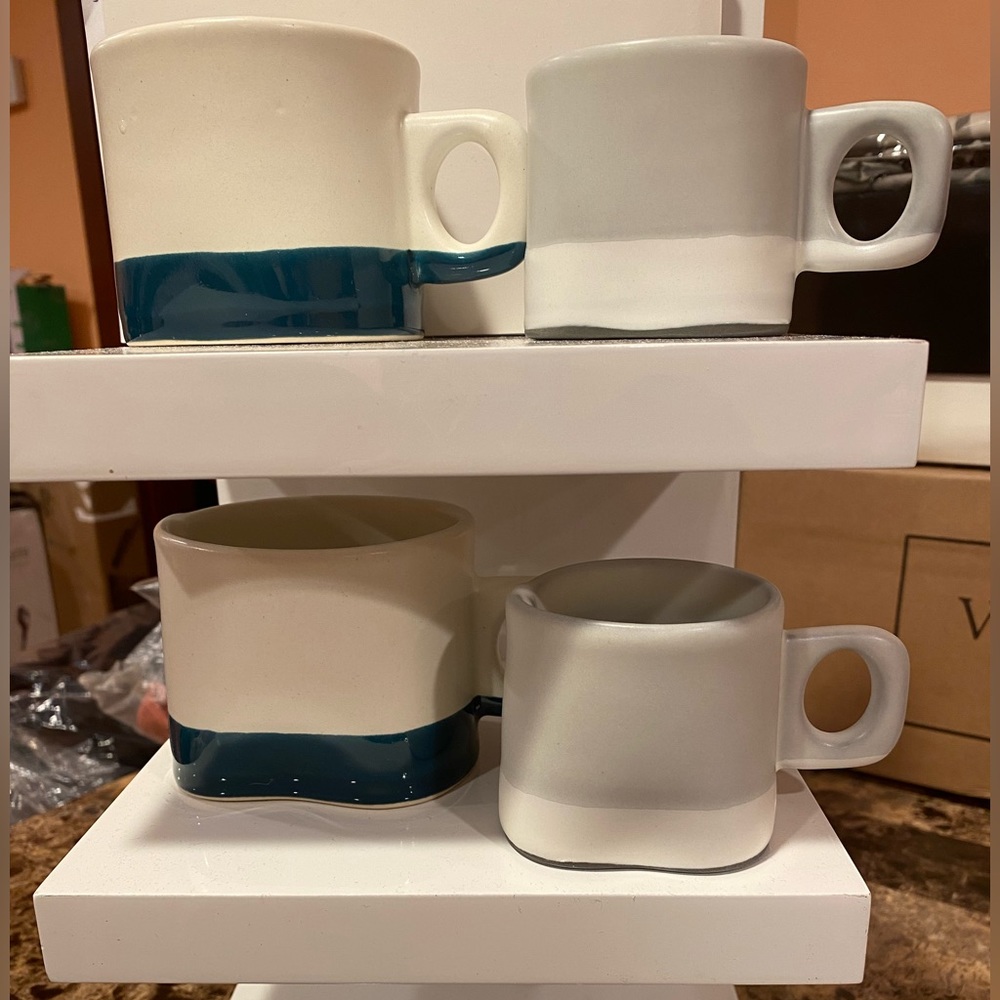 Wilcoxson Brooklyn Ceramics Mugs - Set of 4
